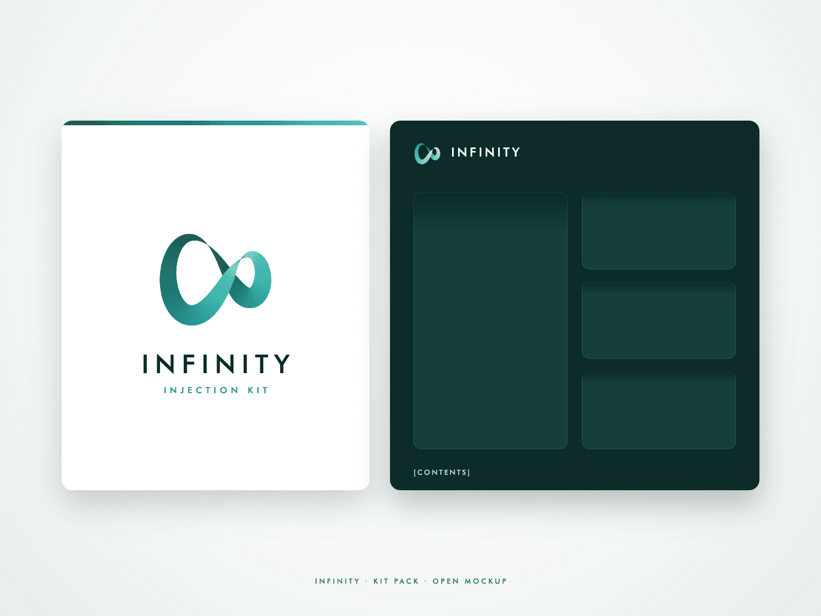 The Infinity pack, open